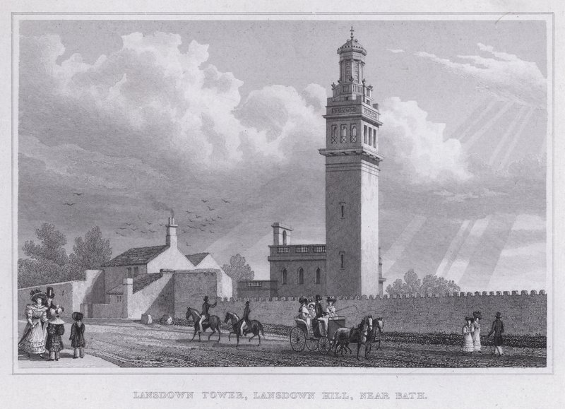 Lansdown Tower, Lansdown Hill, near Bath by Thomas Hosmer Shepherd