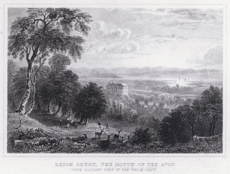 Leigh Court, the Mouth of the Avon, with Distant View of the Welsh Coast by Thomas Hosmer Shepherd