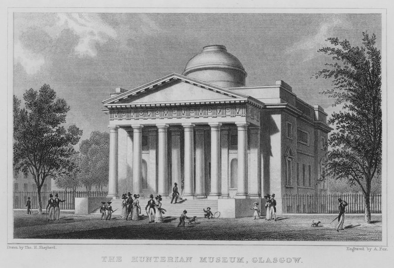 The Hunterian Museum, Glasgow by Thomas Hosmer Shepherd