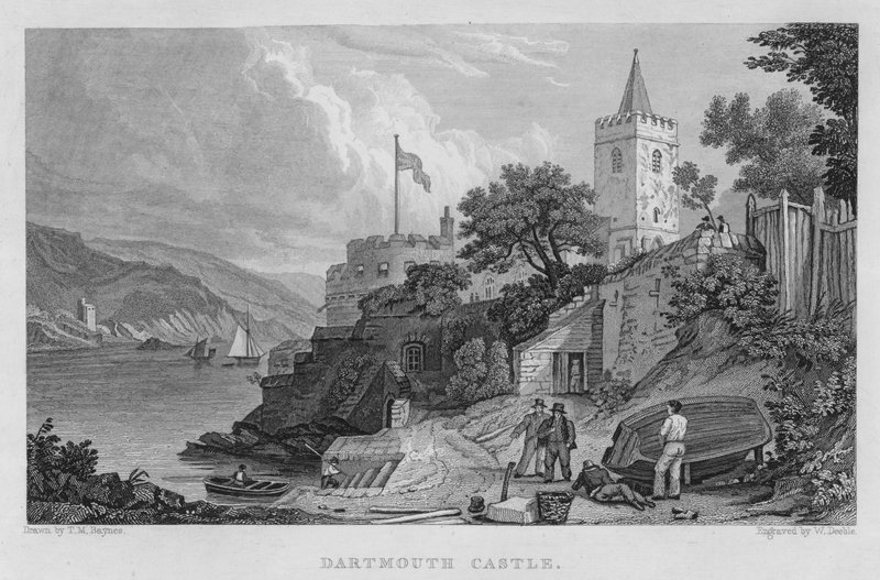 Dartmouth Castle by Thomas Mann (after) Baynes