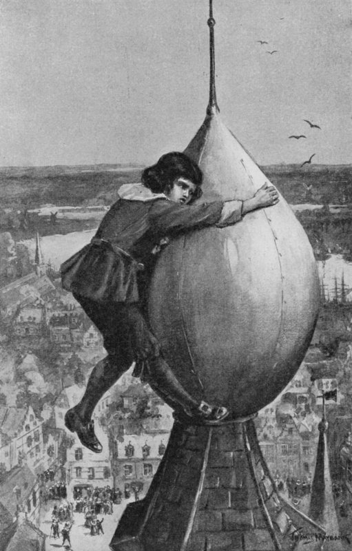 The Future Admiral Michael Adrianzoon De Ruyter Clasps His Arms Round the Top of the Big Ball by Thomas Maybank