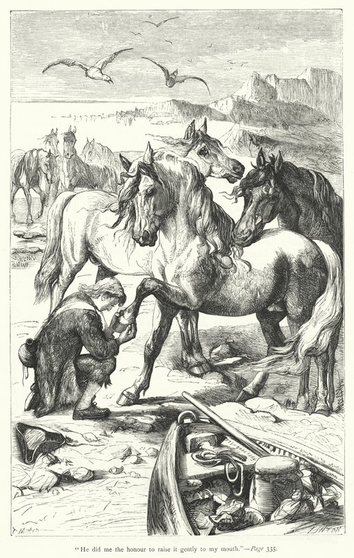 Illustration for Gulliver’s Travels by Jonathan Swift by Thomas Morten
