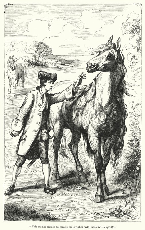 Illustration for Gulliver’s Travels by Jonathan Swift by Thomas Morten