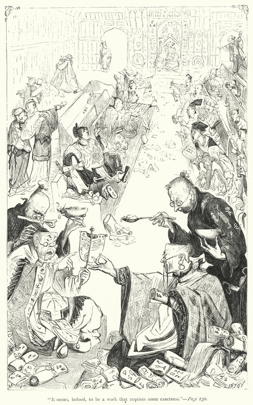 Illustration for Gulliver’s Travels by Jonathan Swift by Thomas Morten