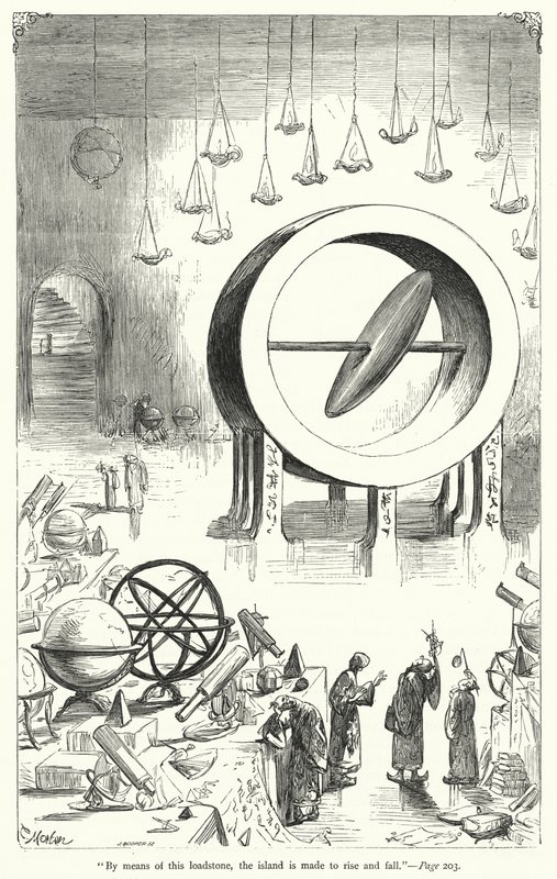 Illustration for Gulliver’s Travels by Jonathan Swift by Thomas Morten