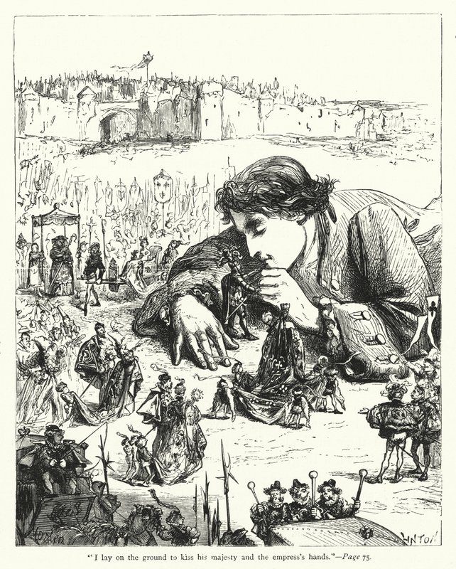 Illustration for Gulliver’s Travels by Jonathan Swift by Thomas Morten