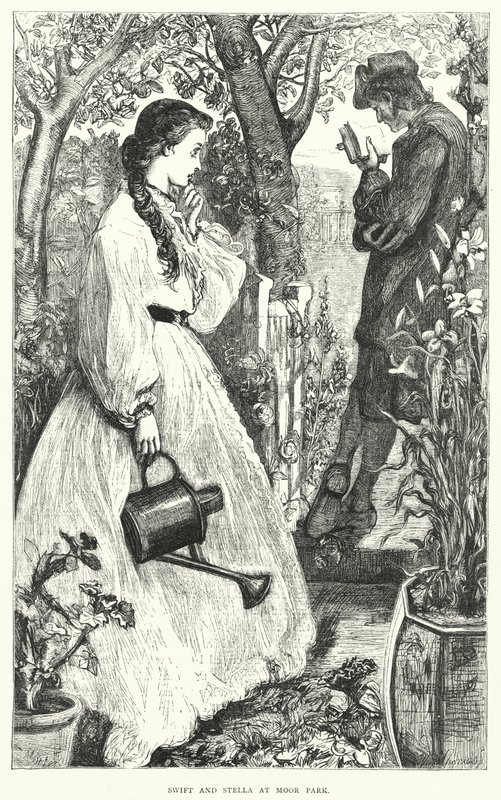 Illustration for life of Jonathan Swift by Thomas Morten