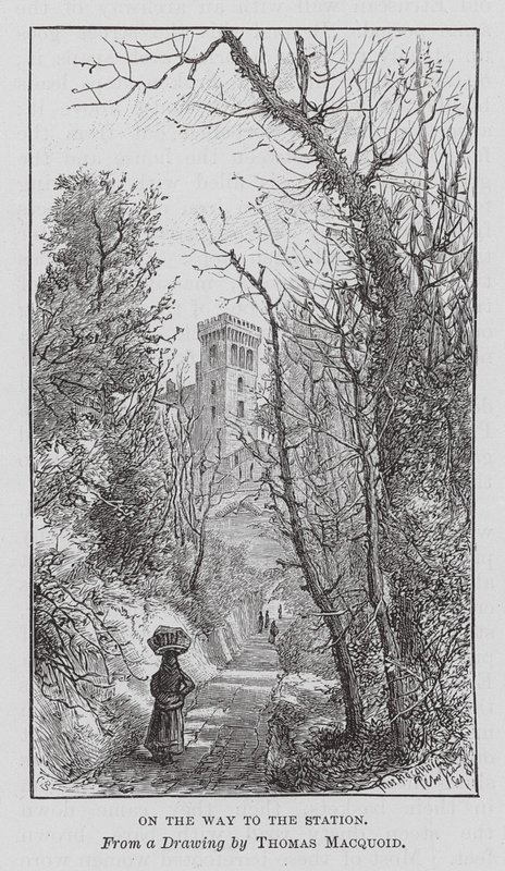 On the Way to the Station by Thomas Robert Macquoid