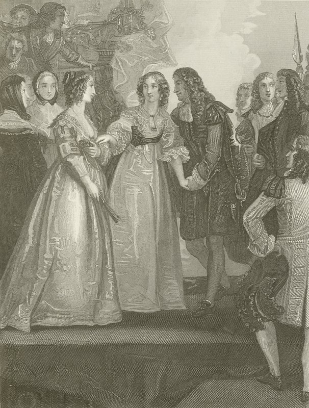 Charles II Receiving the Duchess of Orleans at Dover by Thomas Stothard