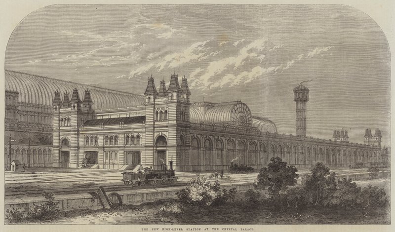 The New High-Level Station at the Crystal Palace by Thomas Sulman