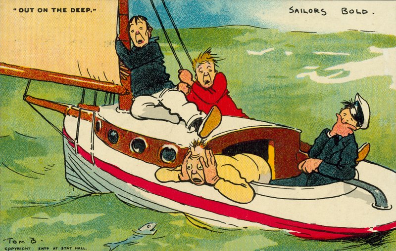 Out on the Deep: Sailors Bold by Tom Browne