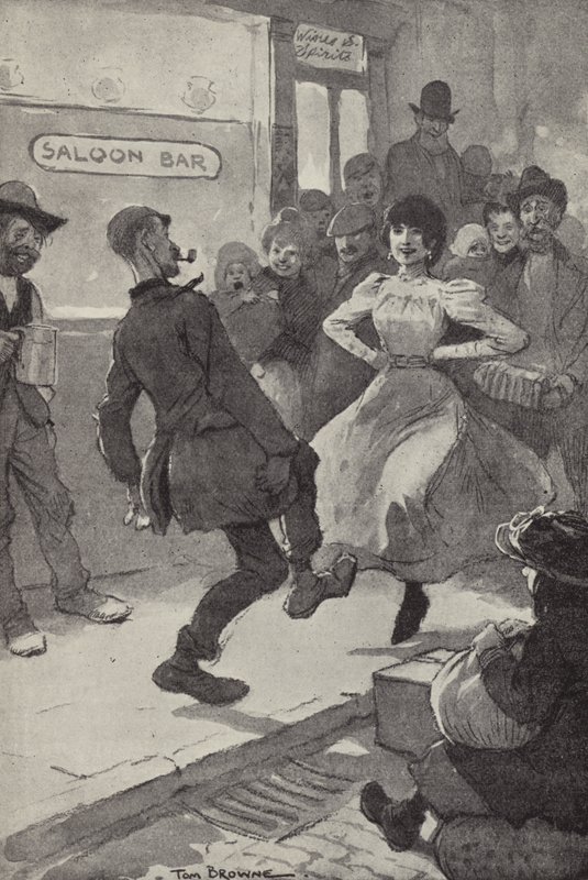 She Dances with a Certain Rough Gracefulness by Tom Browne