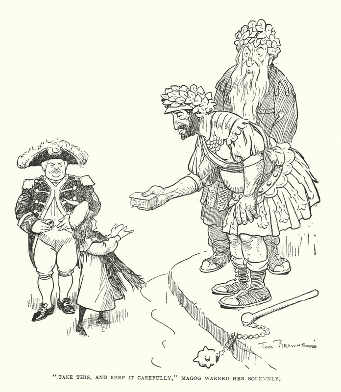 "Take this, and keep it carefully," Magog warned her solemnly by Tom Browne