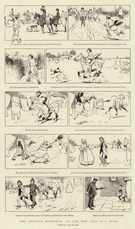 The Amateur Huntsman, or the New Tale of a Shirt by Tom Browne
