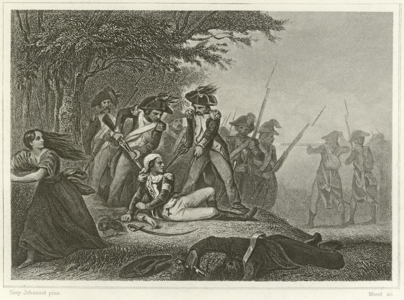 The Capture of Charette by Tony Johannot