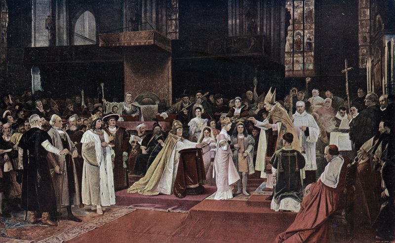 Tu felix Austria nube: engagement of the grandchildren of the Holy Roman Emperor Maximilian I and the children of King Ladislaus II of Bohemia and Hungary in St Stephen