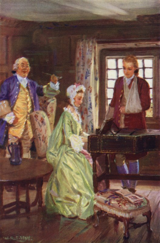 Nor Was It, Indeed, Long Before Jones Was Able to Attend Her to the Harpsichord by W.R.S. (after) Stott