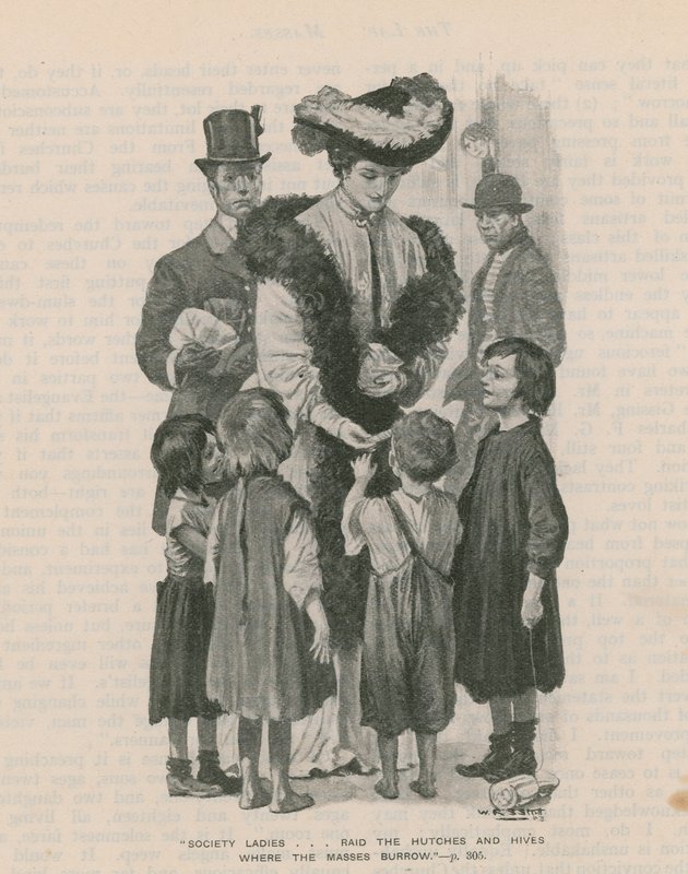 Society ladies - raid the hutches and hives where the masses burrow by W.R.S. Stott