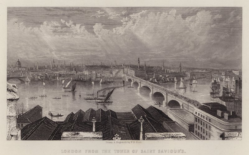London from the Tower of Saint Saviour