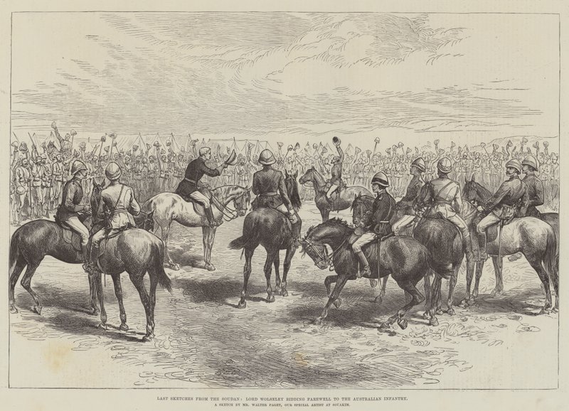 Lord Wolseley bidding Farewell to the Australian Infantry by Walter Paget