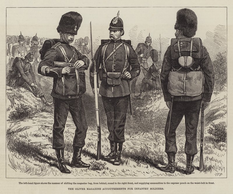 The Oliver Magazine Accoutrements for Infantry Soldiers by Walter Paget