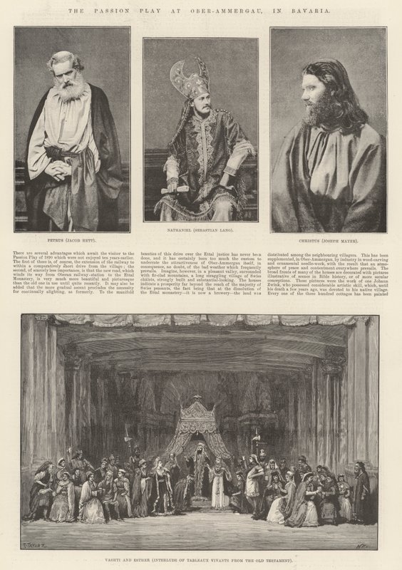 The Passion Play at Ober-Ammergau, Bavaria by Walter Paget