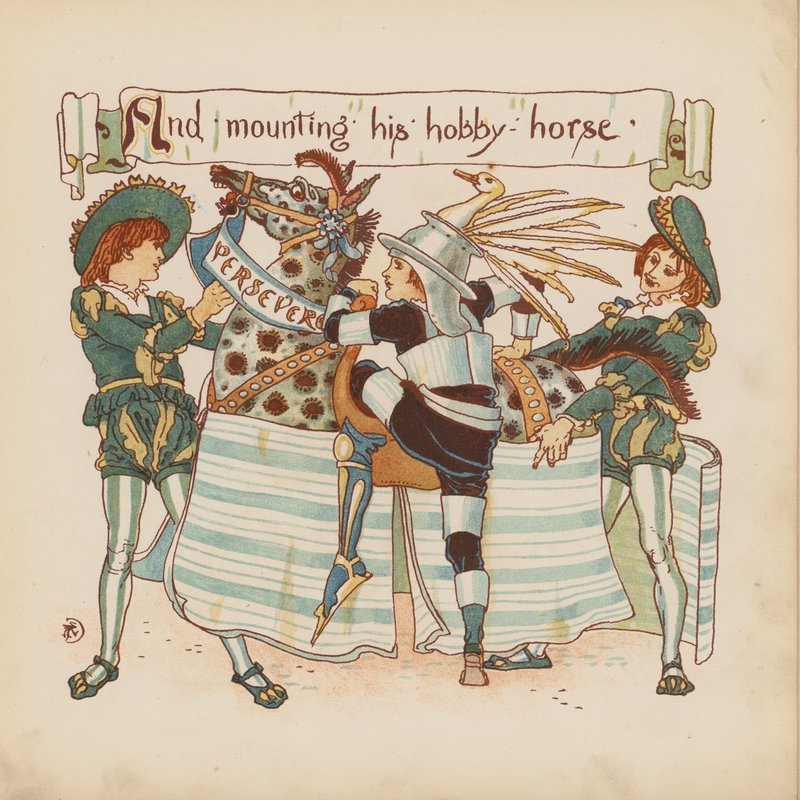 Illustration for Pothooks and Perseverance by Walter Crane by Walter (after) Crane