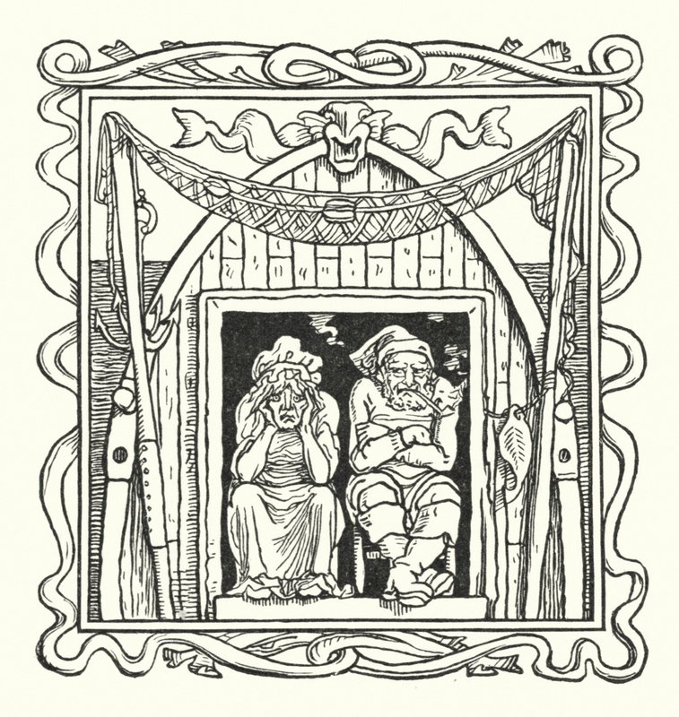 The Fisherman And His Wife by Walter (after) Crane