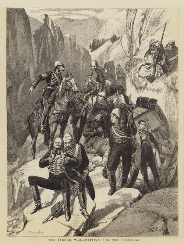 The Afghan War, Waiting for the Elephants by Walter Charles Horsley