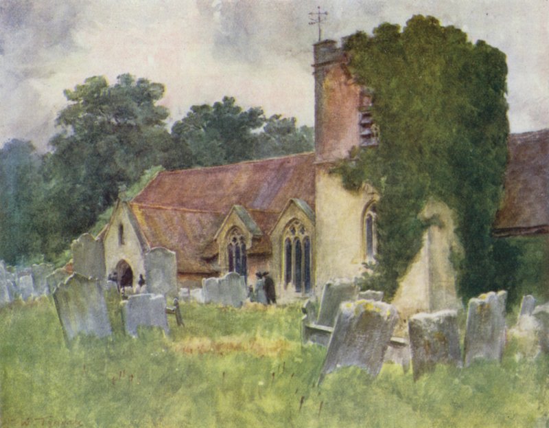 The New Forest: Boldre Church by Walter Frederick Roofe Tyndale