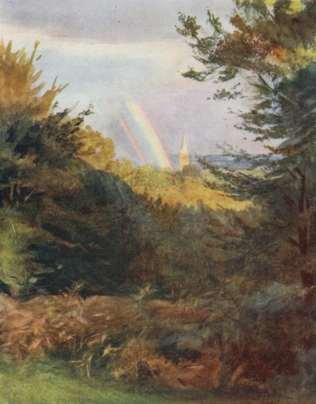 The New Forest: Lyndhurst Church from Emery Down by Walter Frederick Roofe Tyndale