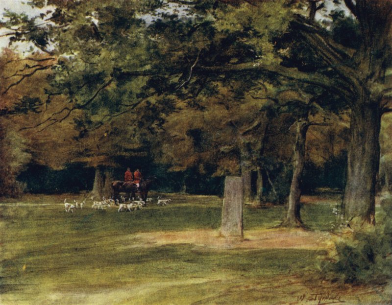 The New Forest: The Rufus Stone by Walter Frederick Roofe Tyndale