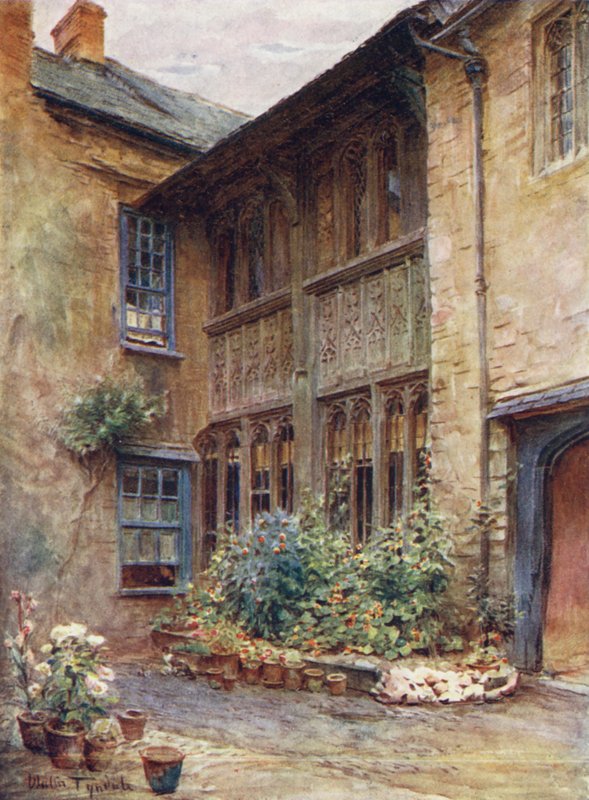 Wessex: The Yard of the Luttrell Arms, Dunster by Walter Frederick Roofe Tyndale