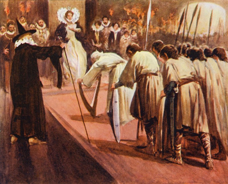 Illustration for Kenilworth by Sir Walter Scott by Walter Grieve