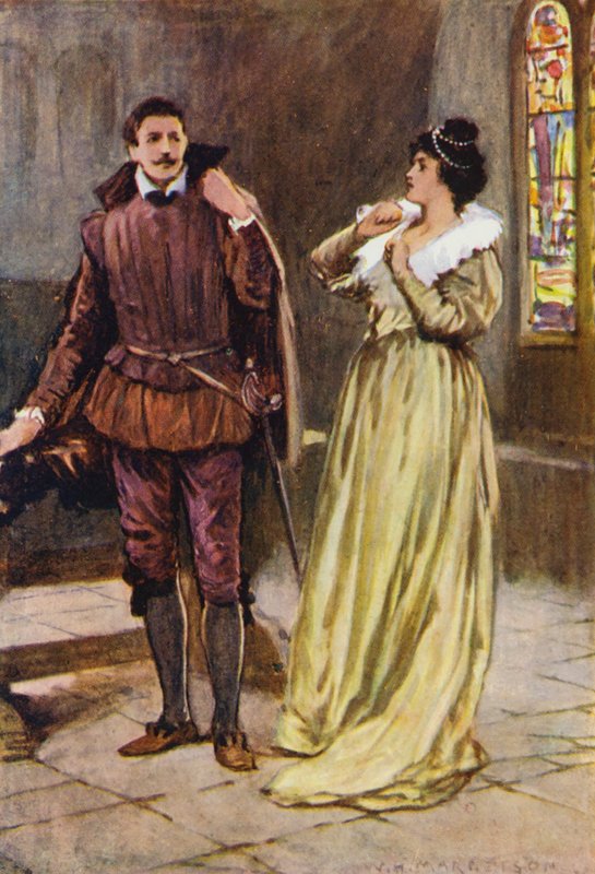 Illustration for Kenilworth by Sir Walter Scott by Walter Grieve