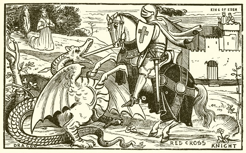 The Red Cross Knight by Walter Jenks Morgan