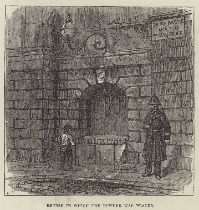 The Attempt to blow up the Mansion House by Walter Paget