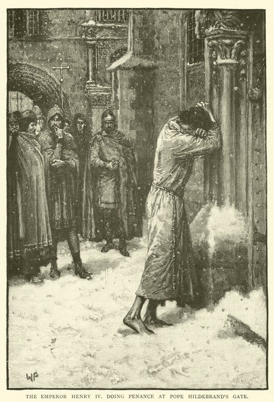 The Emperor Henry IV Doing Penance at Pope Hildebrand
