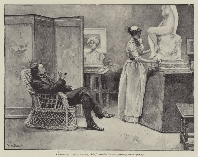 The Pursuit of the Well Beloved, by Thomas Hardy by Walter Paget