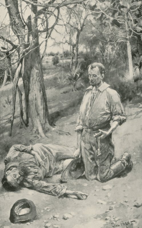 King Watching the Last Moments of Burke by Walter Stanley Paget
