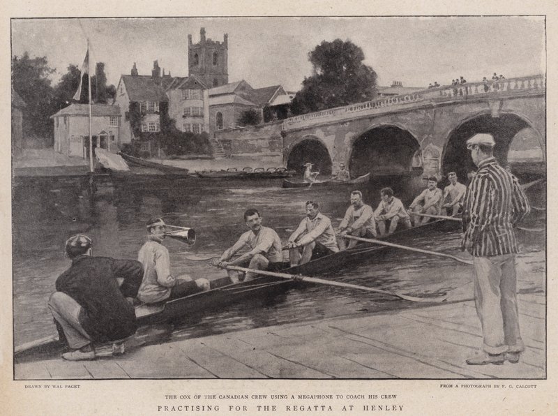 Practising for the Regatta at Henley by Walter Stanley Paget