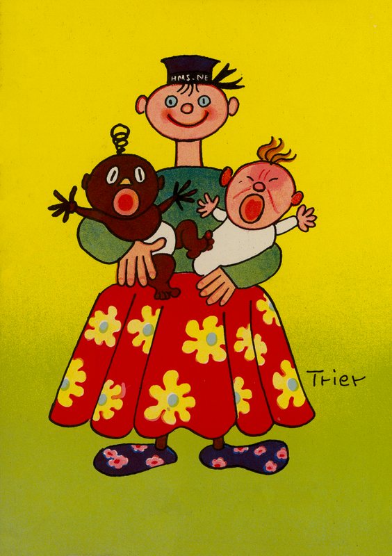 One of Walter Trier’s Crazy People by Walter Trier