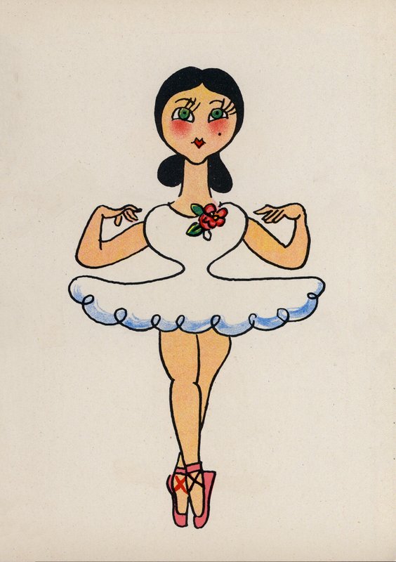One of Walter Trier’s Crazy People by Walter Trier
