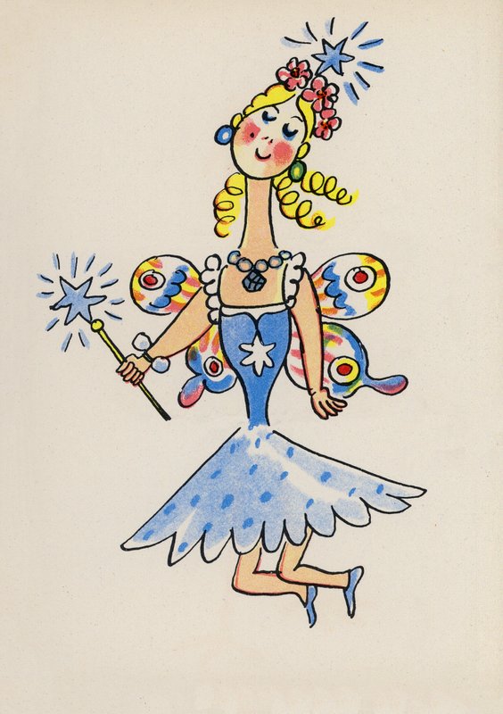 One of Walter Trier’s Crazy People by Walter Trier