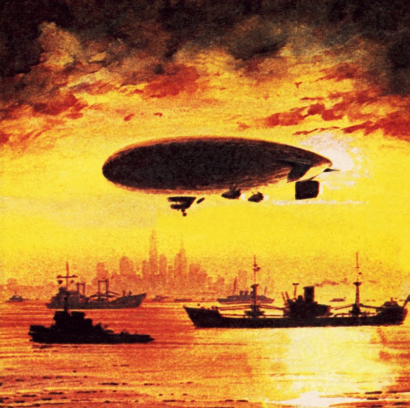 Airship by Wilf (20th century) Hardy