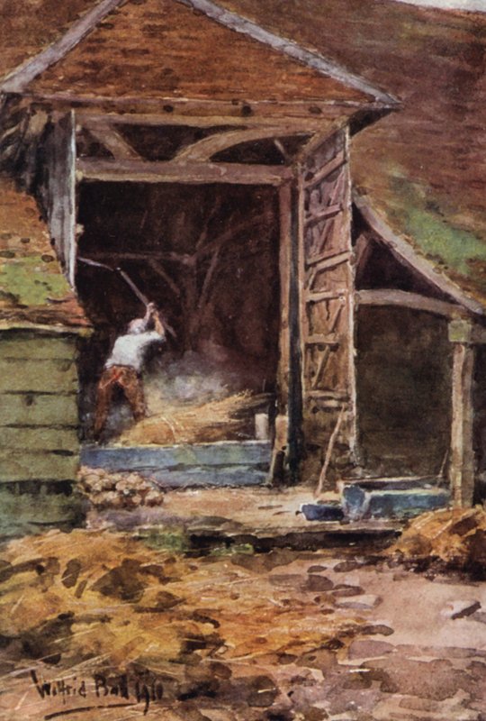 Old Abe, Flailing by Wilfrid Williams Ball