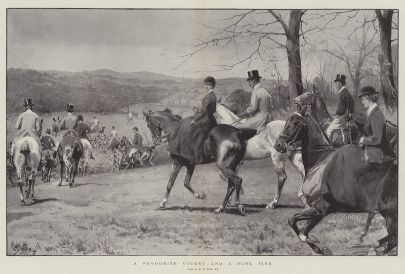 A Favourite Covert and a Sure Find by William Barnes Wollen