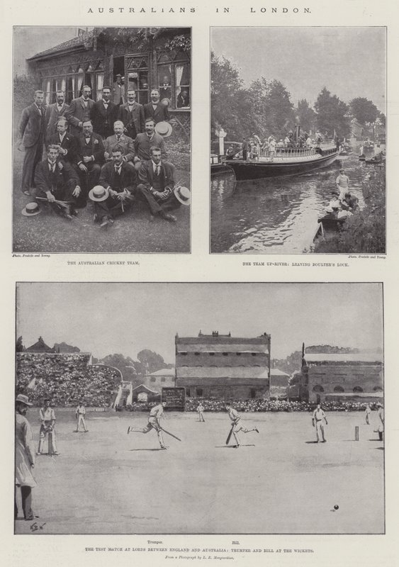 Australians in London by William Barnes Wollen