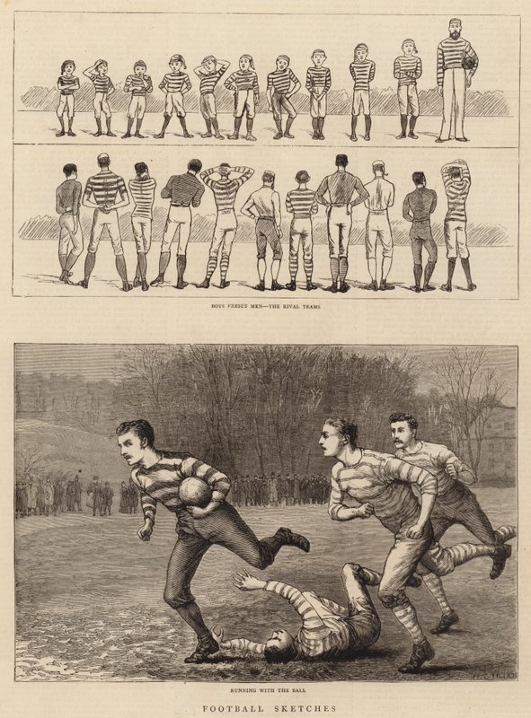 Football Sketches by William Barnes Wollen