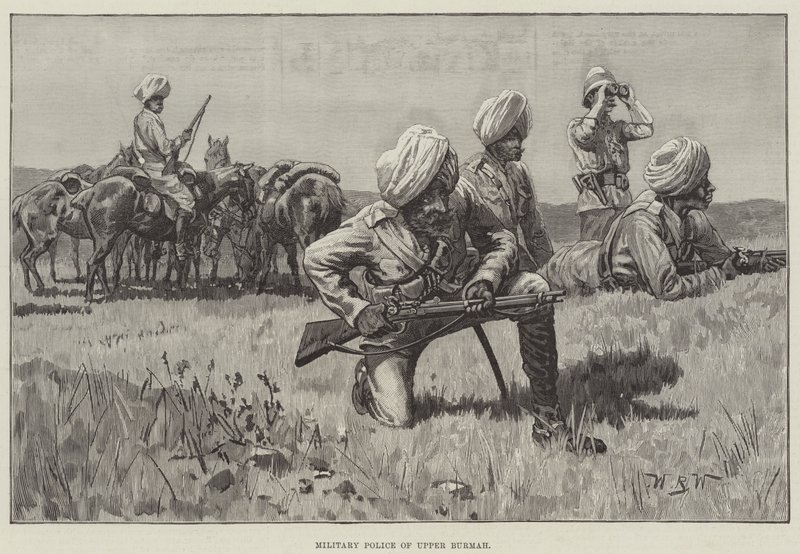 Military Police of Upper Burmah by William Barnes Wollen
